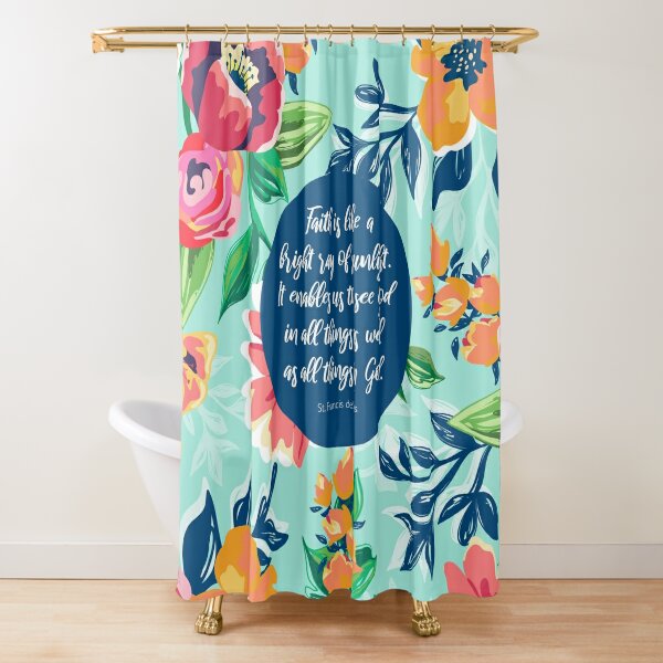 Rideaux De Douche Sur Le Theme Catholique Redbubble