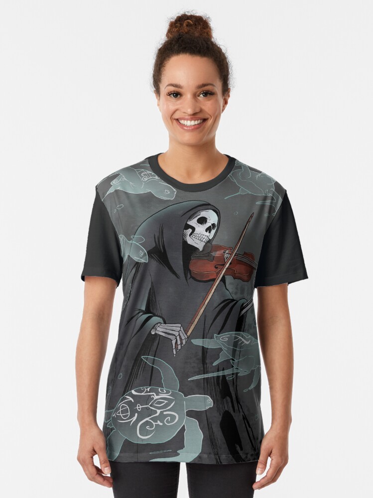 Thumbnail 2 von 5, Grafik T-Shirt, Letzte Symphonie designt und verkauft von JennyJinya.