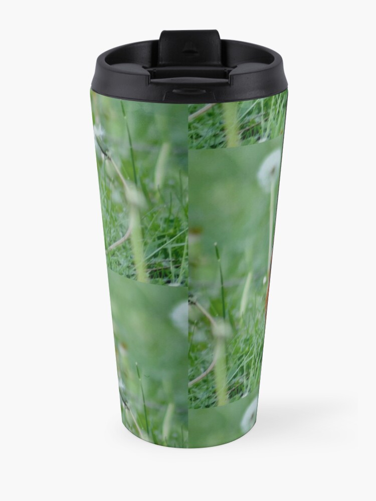 Alternate view of The mystical Cardinal By Yannis Lobaina Travel Mug