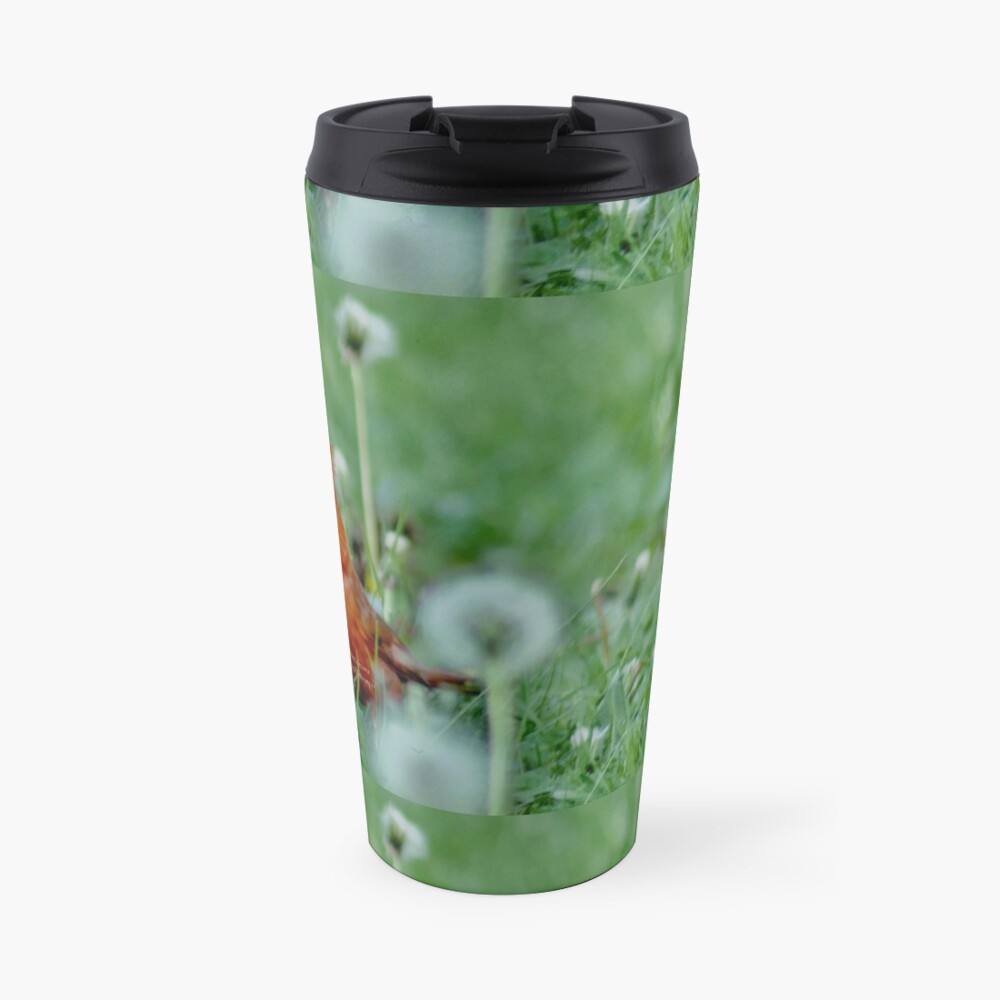 The mystical Cardinal By Yannis Lobaina Travel Mug