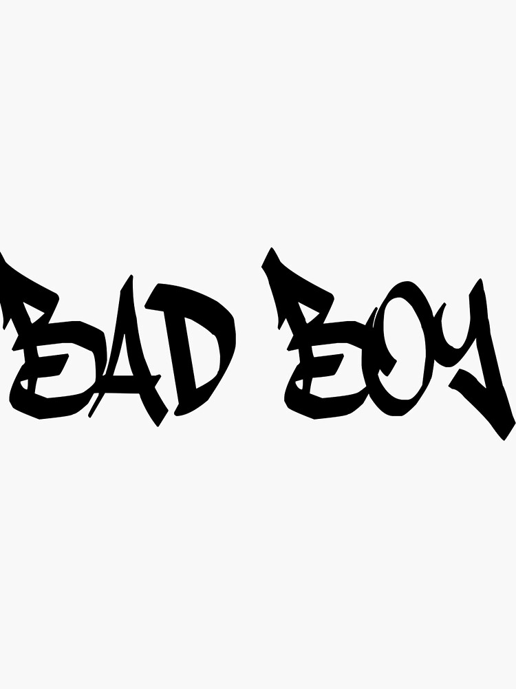 "Bad Boy cool original design" Sticker for Sale by siomalutsk Redbubble