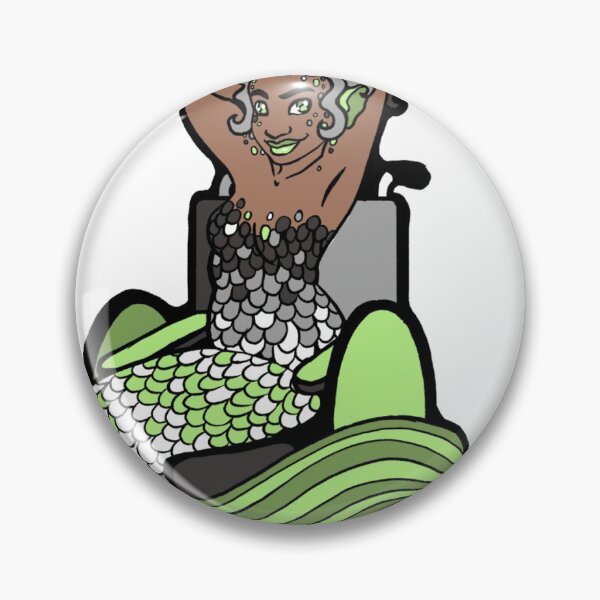 Item preview, Agender Pride Wheelchair Merfolx designed and sold by Gillydoodles.