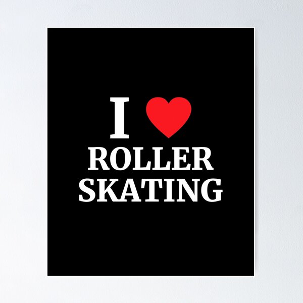 Item preview, I Love Roller Skating Heart  designed and sold by Vanover Designs.