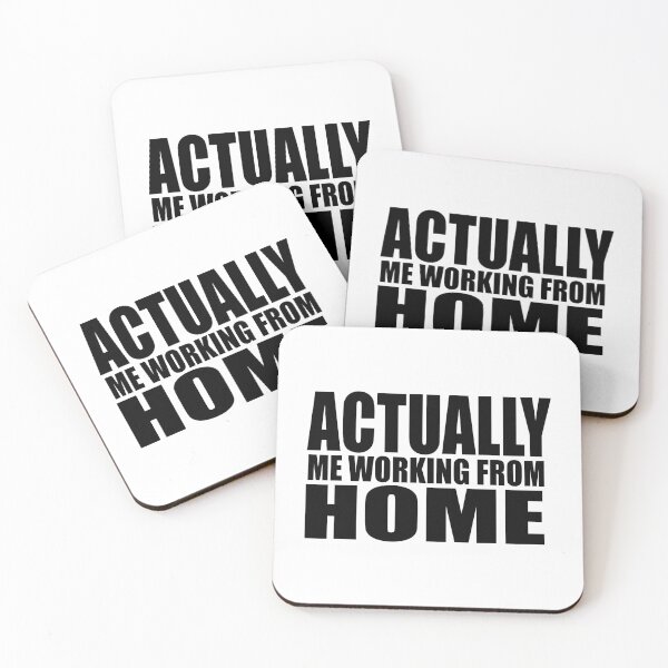 Item preview, ACTUALLY ME WORKING FROM HOME: Funny gifts For Mom and Dad designed and sold by SalaheddineB.