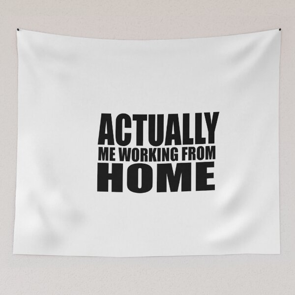 Item preview, ACTUALLY ME WORKING FROM HOME: Funny gifts For Mom and Dad designed and sold by SalaheddineB.