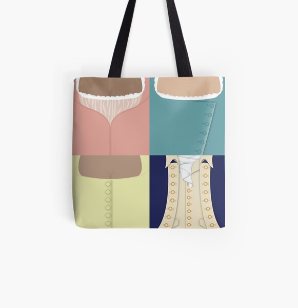 Schuyler Sisters and Alexander All Over Print Tote Bag