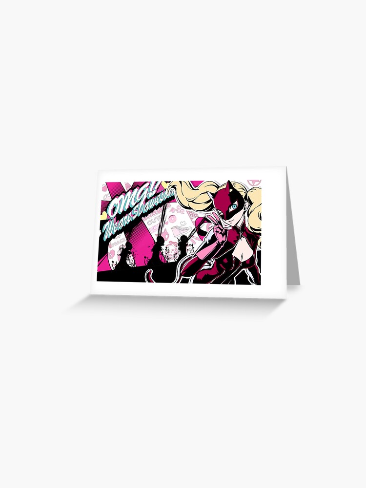 Persona 5 Panther All Out Attack Greeting Card By Joader Redbubble