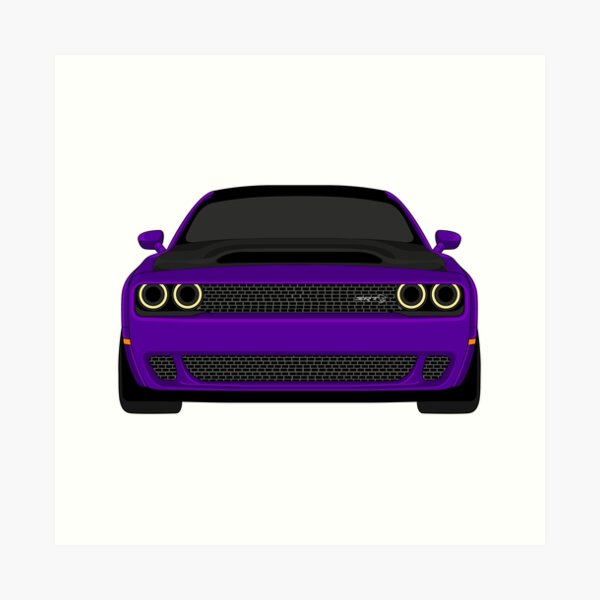 Dodge Challenger Srt Hellcat Art Prints | Redbubble