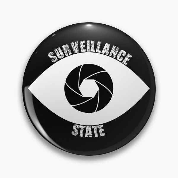 Item preview, Surveillance State Cyclops All Seeing Eye, Eye of Providence Camera Lens designed and sold by 1stAmendMerch.