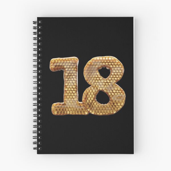 Item preview, 18 Number 3d Honey Numbers Font designed and sold by HelloFromAja.