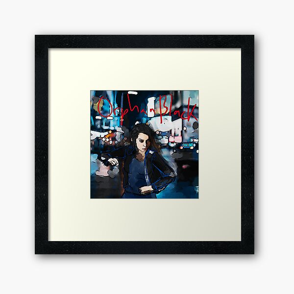Sarah - Orphan Black Framed Art Print