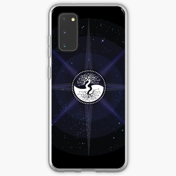 Stars with White Tree of Life Symbol Samsung Galaxy Soft Case
