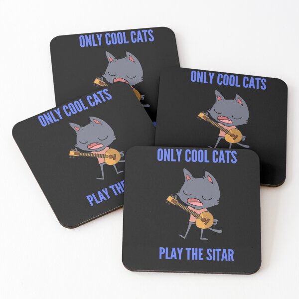 Item preview, Cool Cat Sitar Player designed and sold by TimeForDesign.