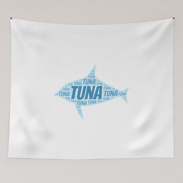 Item preview, Tuna Word Cloud designed and sold by ProjectsMM.