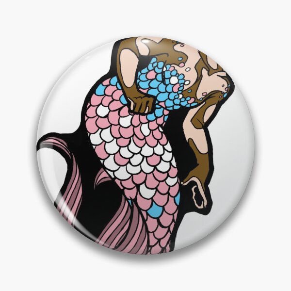 Item preview, Transgender Pride Vitiligo Pink 1 Merfolx designed and sold by Gillydoodles.