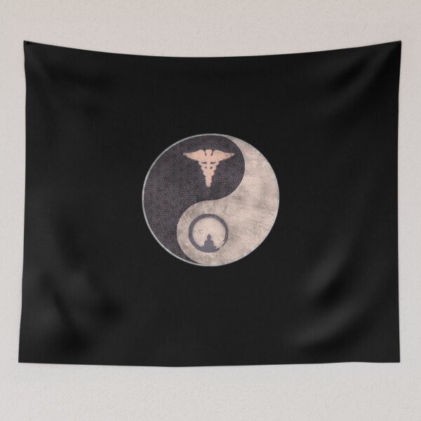 Item preview, Yin Yang Nurse and Yoga Oriental Patterns designed and sold by VandKay.