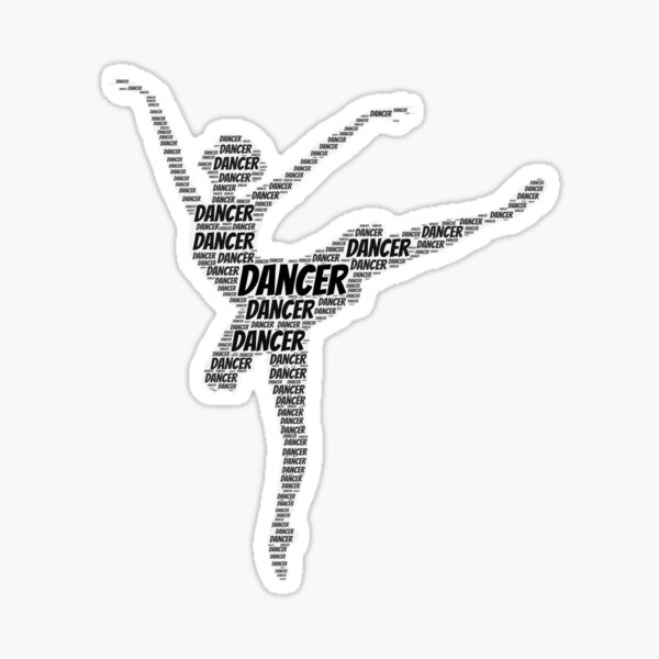 Item preview, Dancer Word Cloud designed and sold by ProjectsMM.