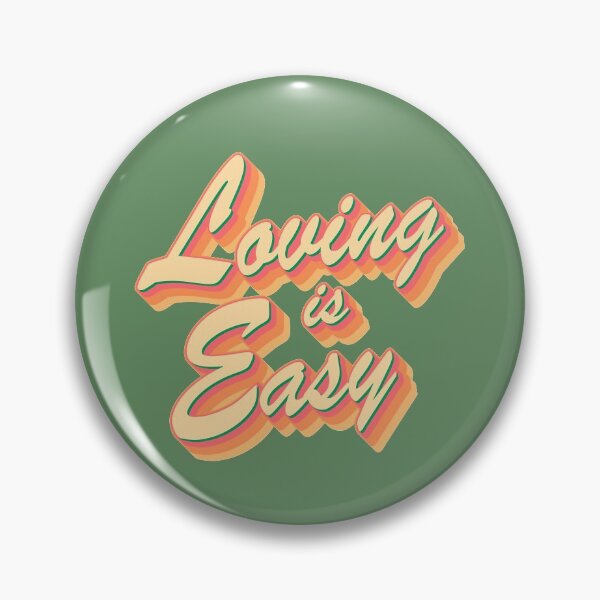 Item preview, Loving is easy in Peach designed and sold by enriquepma.
