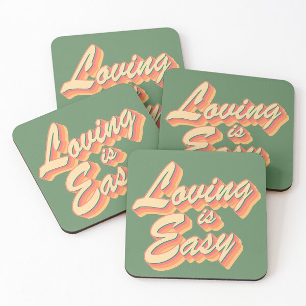 Item preview, Loving is easy in Peach designed and sold by enriquepma.