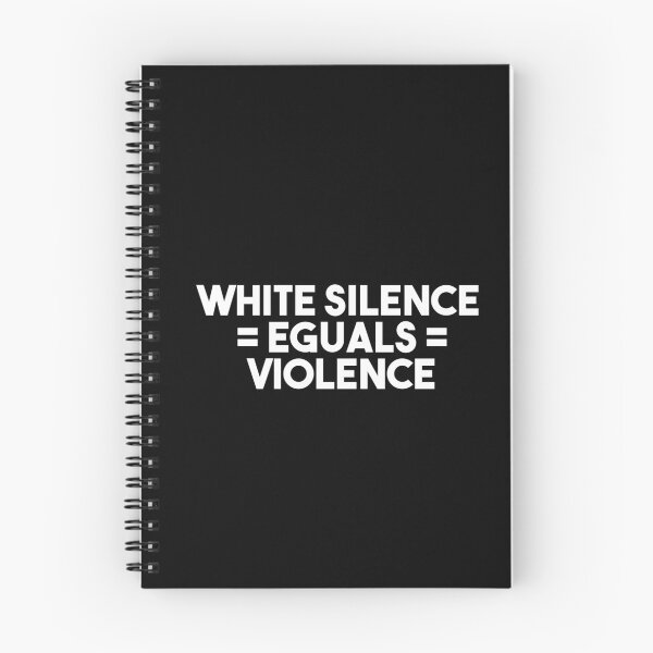 Item preview, white silence equals violence designed and sold by GOGdesigns.