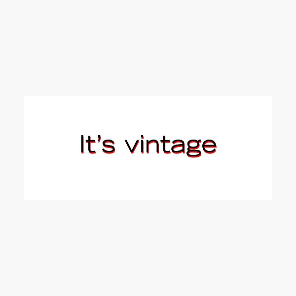 Item preview, Its Vintage designed and sold by abigabhall.