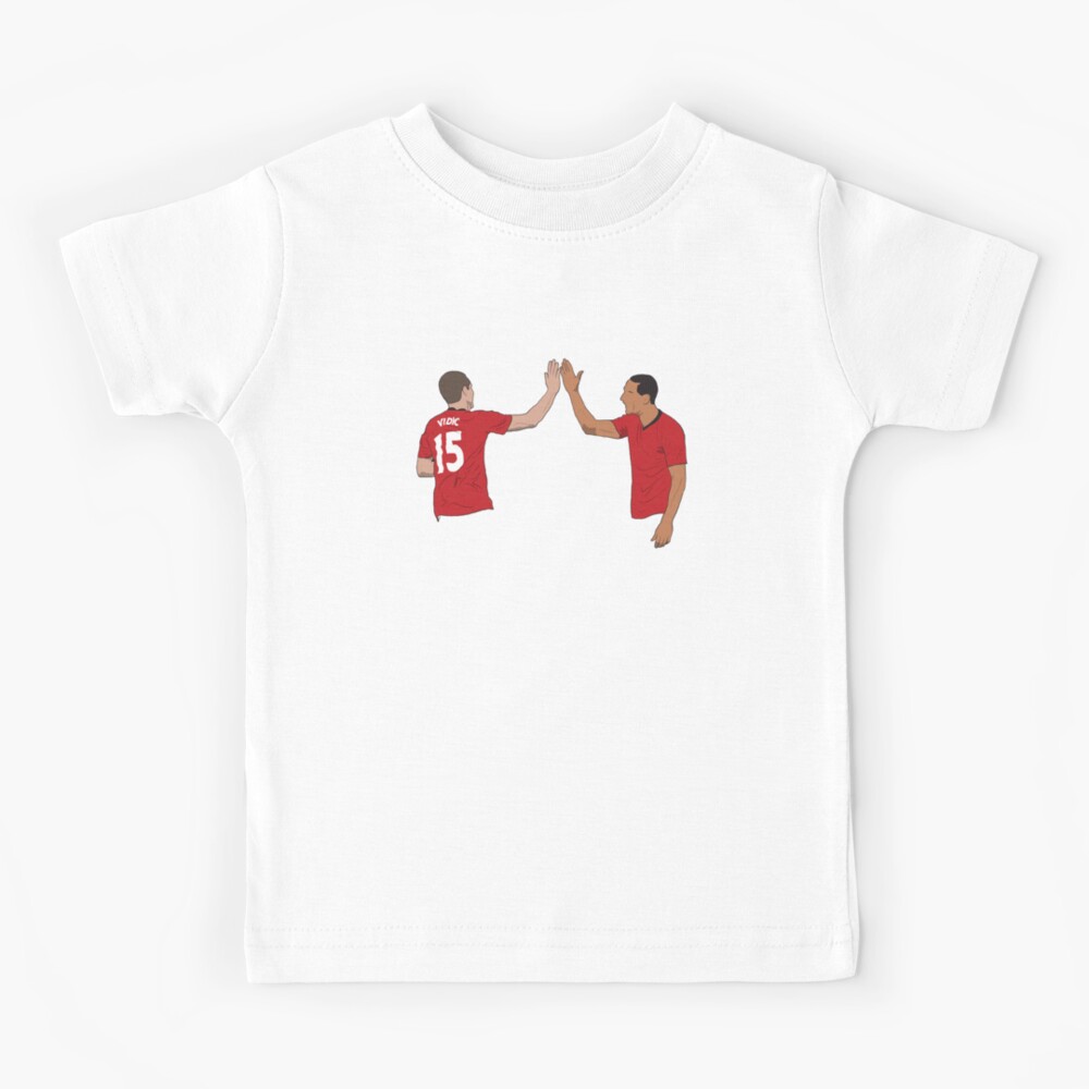 Nemanja Vidic Rio Ferdinand Mufc Kids T Shirt By Hevding Redbubble