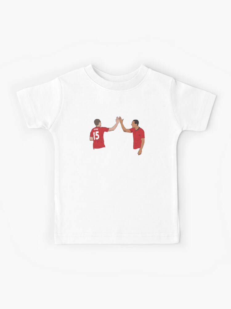 Nemanja Vidic Rio Ferdinand Mufc Kids T Shirt By Hevding Redbubble