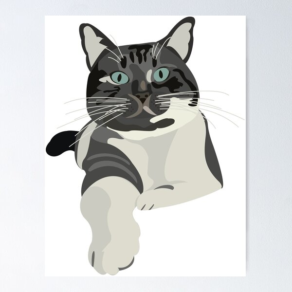 Item preview, Kitty Cat Laying Down designed and sold by simonescha.
