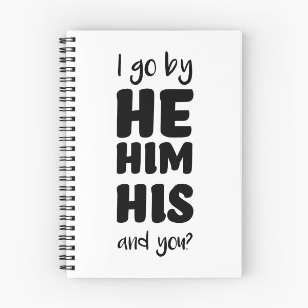Item preview, Pronouns - HE/ HIM/ HIS designed and sold by WEIRDglow.