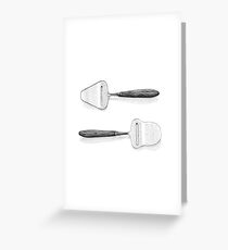 Cheese slicers Greeting Card