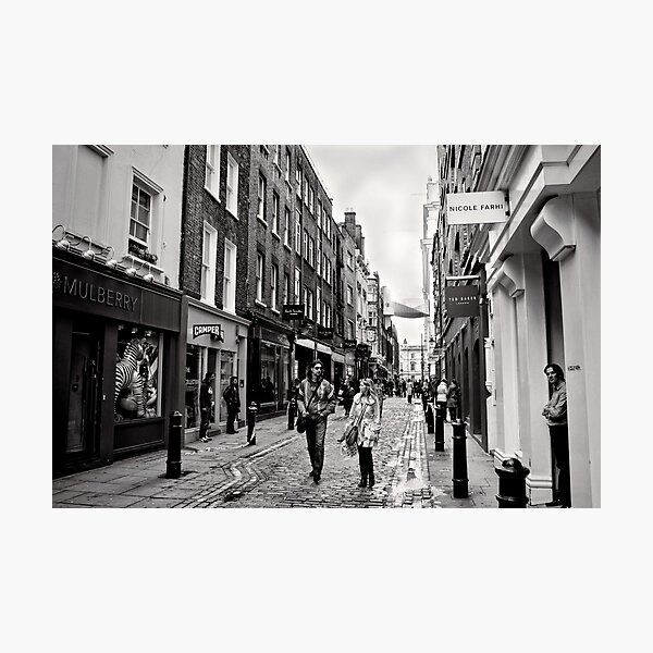 An afternoon shopping in London - Britain Photographic Print
