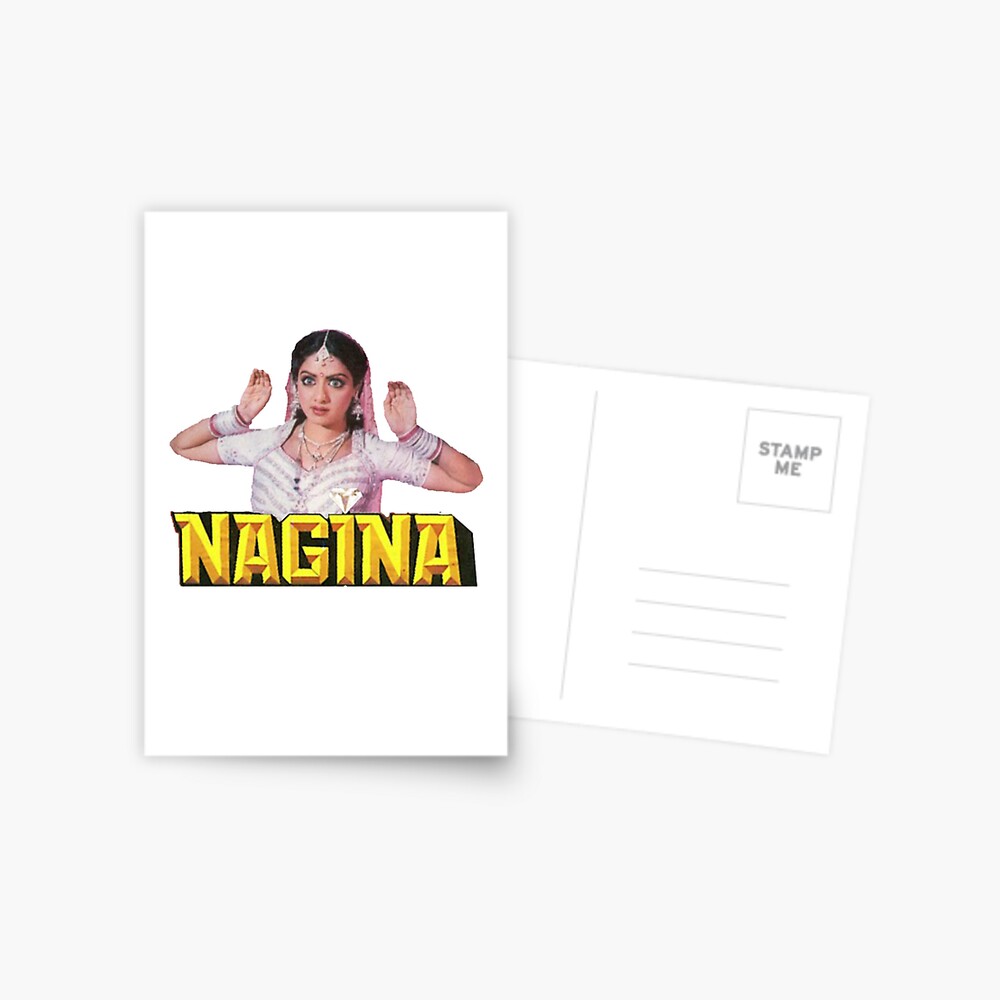 Sri Devi Vintage Design - Nagina Greeting Card for Sale by zeyd99