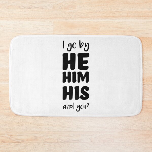 Item preview, Pronouns - HE/ HIM/ HIS designed and sold by WEIRDglow.