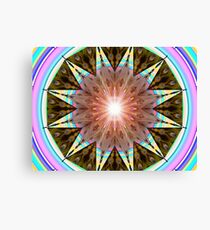 M3D: Art-Deco Cabana Solar Mandala (G0913) Canvas Print