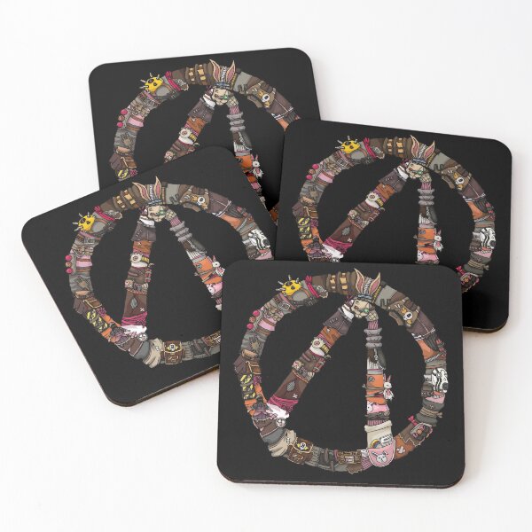 Tiny Tina Vault Hunter Symbol Coasters (Set of 4)