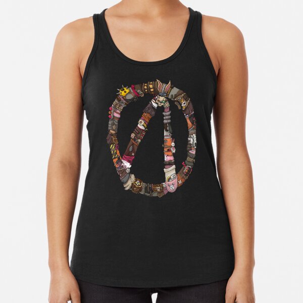 Tiny Tina Vault Hunter Symbol Racerback Tank Top