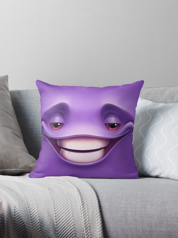 Purple Cute Emoji Face