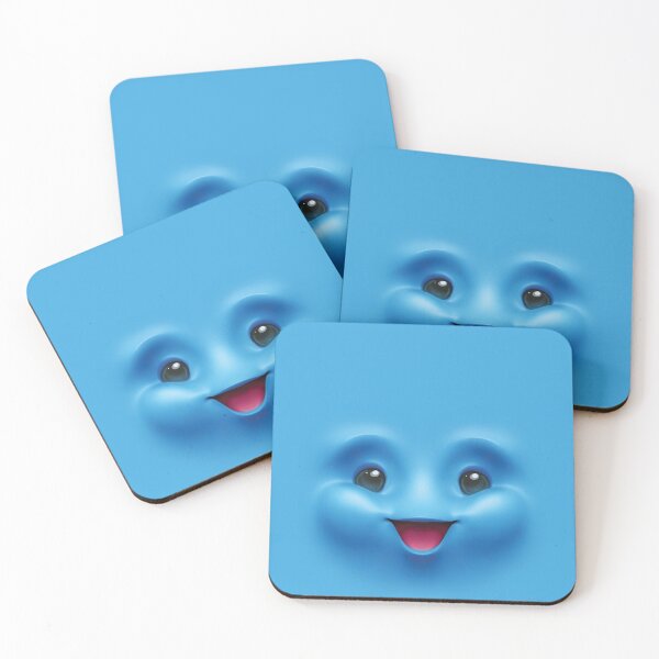 Item preview, Blue Cute Emoji Face designed and sold by Sipsta.