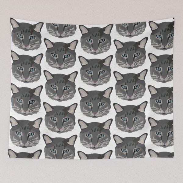 Item preview, Kitty Cat Cute Face Drawing designed and sold by simonescha.