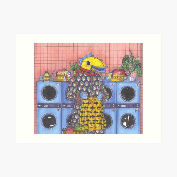 Laundry Day Art Print