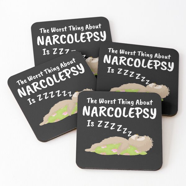 Item preview, Narcolepsy Sloth Narcoleptic Awareness The Worst Thing about is Zzzzz designed and sold by KatesFunnyArt.