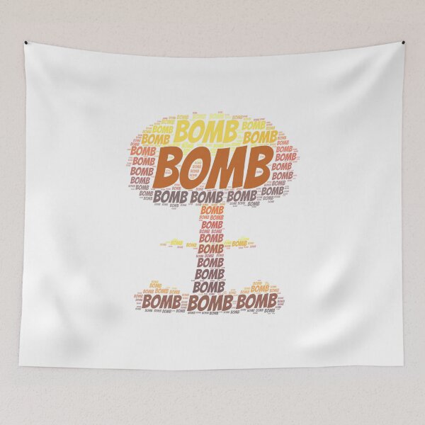 Item preview, Bomb Word Cloud designed and sold by ProjectsMM.