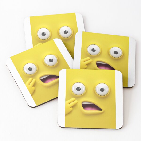 Item preview, Funny Yellow Cute Emoji Face designed and sold by Sipsta.