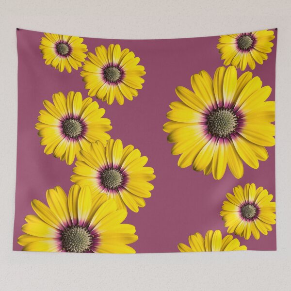 Item preview, Feel amazing with Bright colorful Yellow and purple Daisy flower designed and sold by egrubbs.