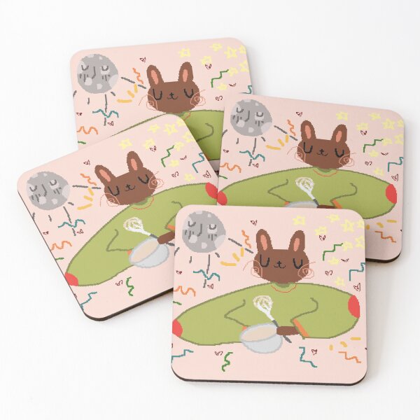 Item preview, baking bunny! (with moon) designed and sold by 2maie.