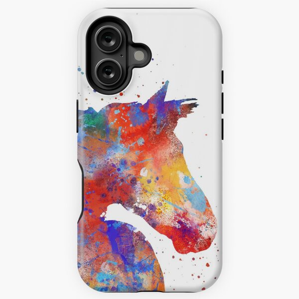 Aperçu de l'œuvre Cheval, cheval sauvage, cheval aquarelle créée et vendue par Rosaliartbook.