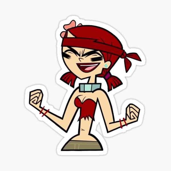 total drama island - Total Drama Island Courtney Zoey Gwen J - Sticker