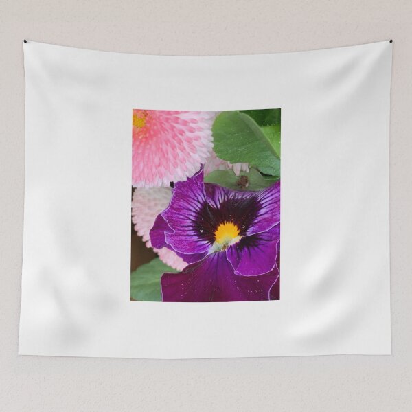 Item preview, Violet and English daisies designed and sold by Jennco60.