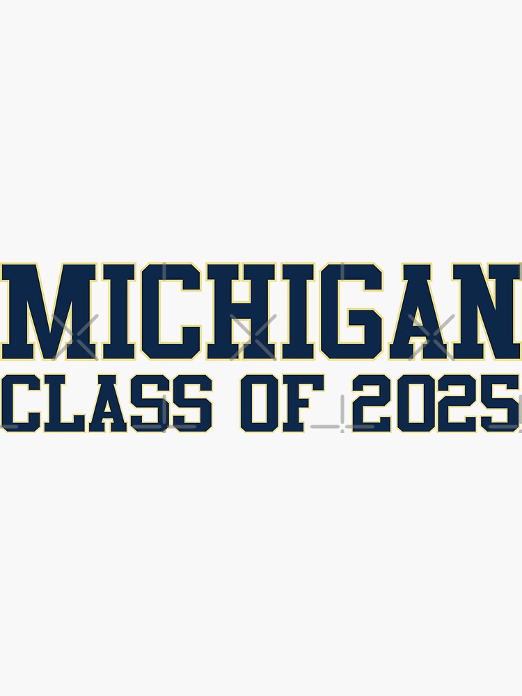 "Michigan 2025" Sticker for Sale by drewsandler Redbubble