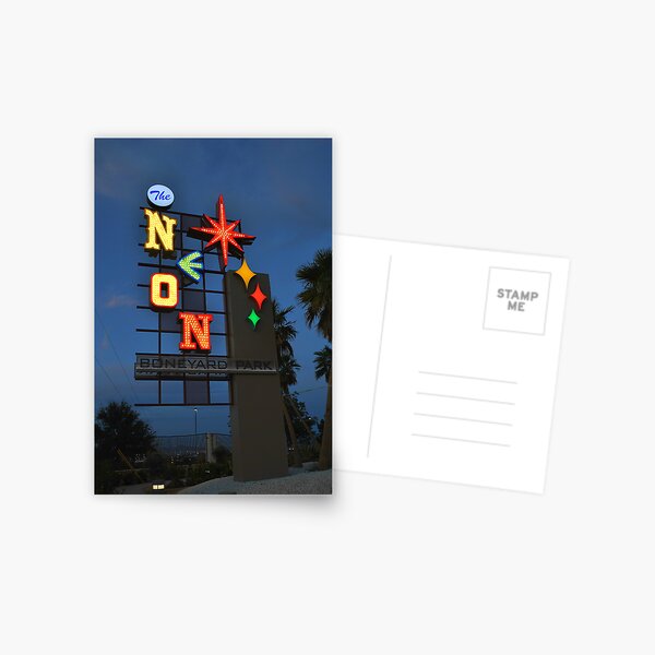 Neon Boneyard/Museum Postcard
